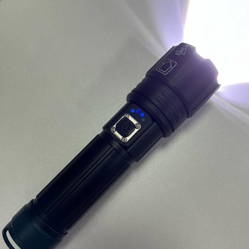 Ultra Powerful XHP360 LED Flashlight Rechargeable Torch Tactical Lantern Outdoor Waterproof Fishing Flashlight With Mobile Power
