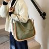 Furry portable large-capacity underarm bag shoulder bag 2025 new furry matte fashion casual women's bag