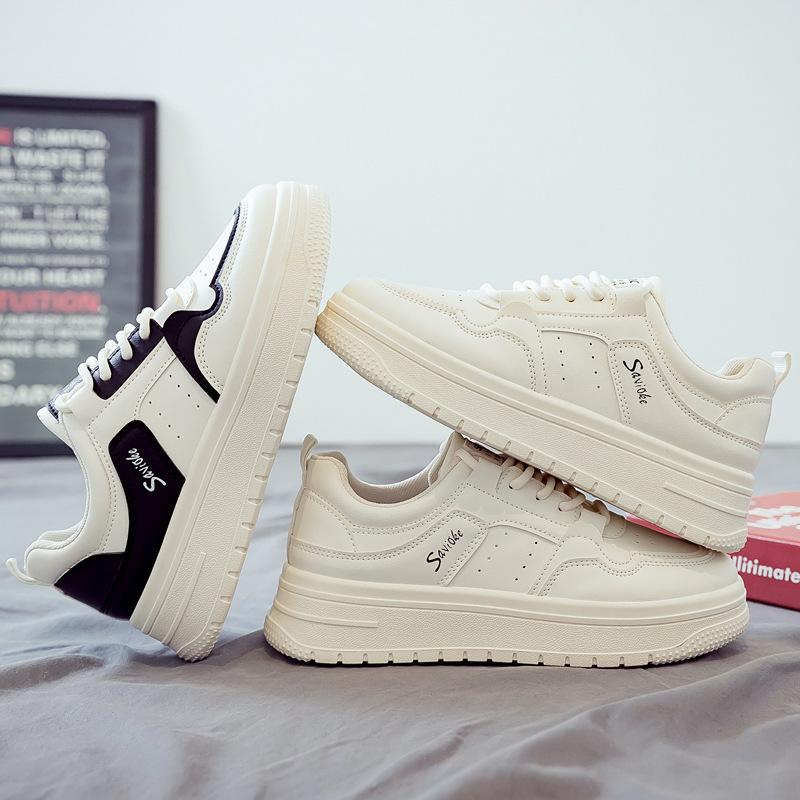 Spring Women's Shoes New Versatile Sports Casual Dad Shoes Board Shoes Autumn Breathable Soft Sole Spring and Autumn