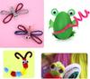 HJ Doll Black Moving Doll Toy DIY Handmade Eyes, Eyes, Eyes, Eyes, Stick-On (15mm, 1000pcs)