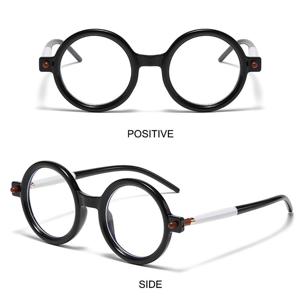 Fashion Retro Round Frame Sunglasses Literary Versatile Women'S Punk Sunglasses Trendy Men'S Hip Hop Shades