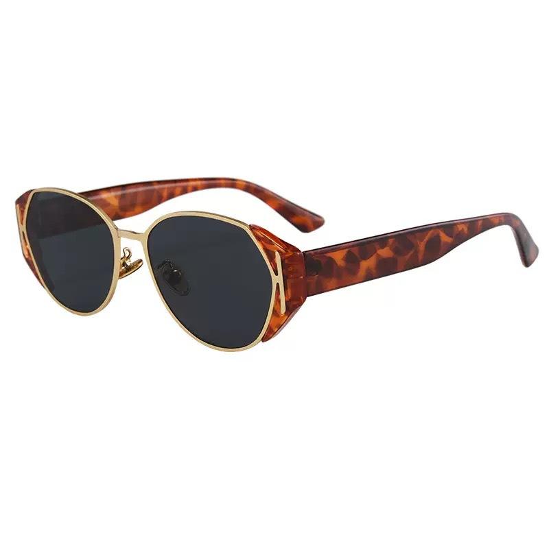 Fashionable and High-end Retro Sunglasses for Men and Women Sun Protection Retro Street Photography Cat's Eye Sunglasses