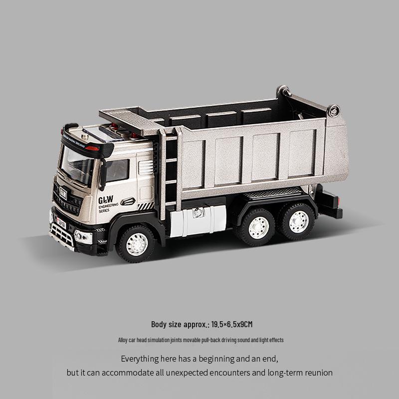 Steel Power Alloy Wheel Loader Toy - Bulldozer & Engineering Vehicle for Kids