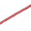 1pcs 3mm Rhinestones Rhinestone Chain Ribbon 2 Row Design DIY Wrap Roll Ribbon  For DIY Crafts