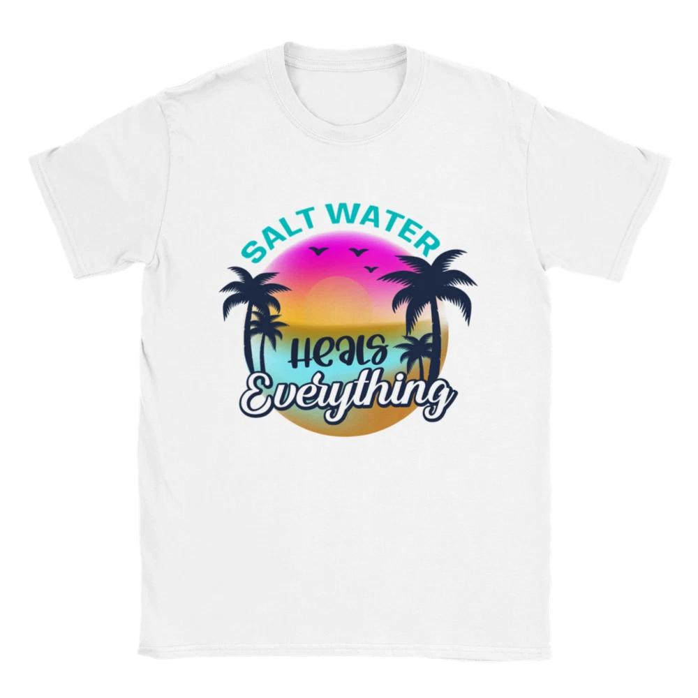 Salt Water Heals Everything - Classic Unisex Crewneck T-shirt XXXXL