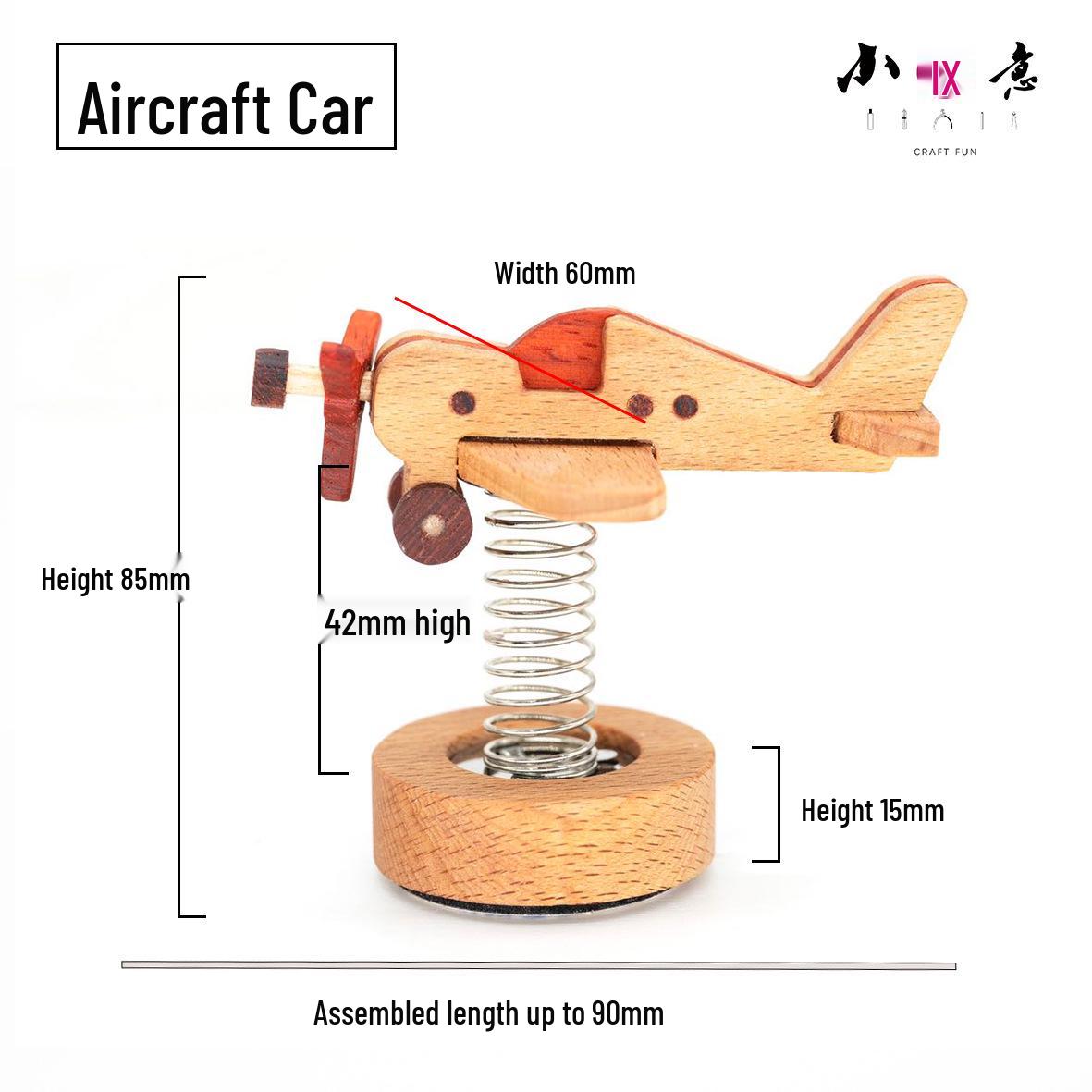 DIY Wooden Airplane Model Kit for Family Team Building and Parent-Child Crafting Activities