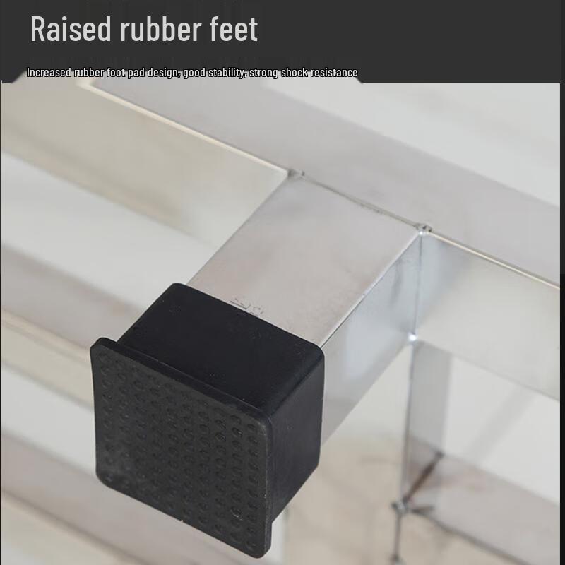 ZISIZ Nerezový podlahový úložný regál