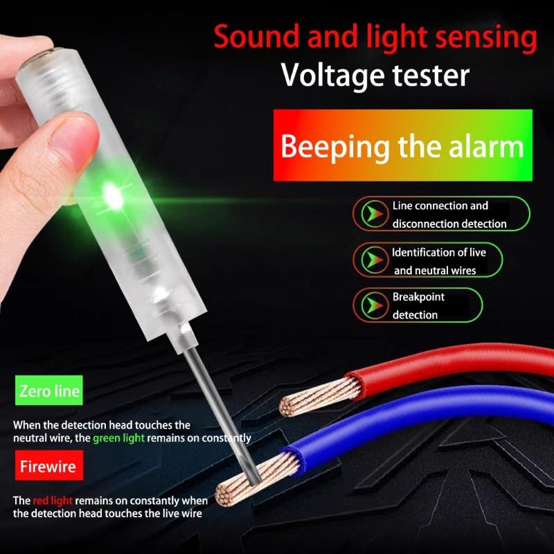 Ściągacz izolacji do kabli elektrycznych z funkcją wykrywania napięcia Lekka konstrukcja Trwałość Stalowe krawędzie tnące Ciągnięcie drutu