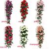 1/3pcs Artificial Flowers Rattan Fake Plants Vine Wall Hanging Roses Home DIY Wedding Garden Wreath Decor Christmas Decorative