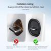 4Pieces Black Silicone Door Lock Buckle Protective Cover Shock Mute Pad for KIA K5 Soranto Sportage 2018 2019 2020 2025