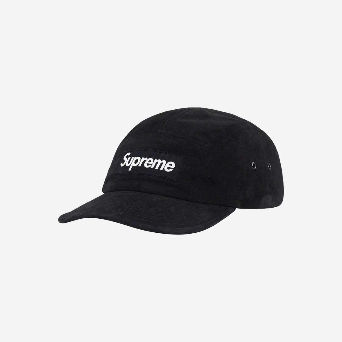 

Кепка Supreme Suede Camp Черная 23SS -