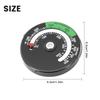 Hot New Quality Fireplace Thermometer Kitchen Tool Wood Accessories Home Measurement Oven Place Aluminum Alloy