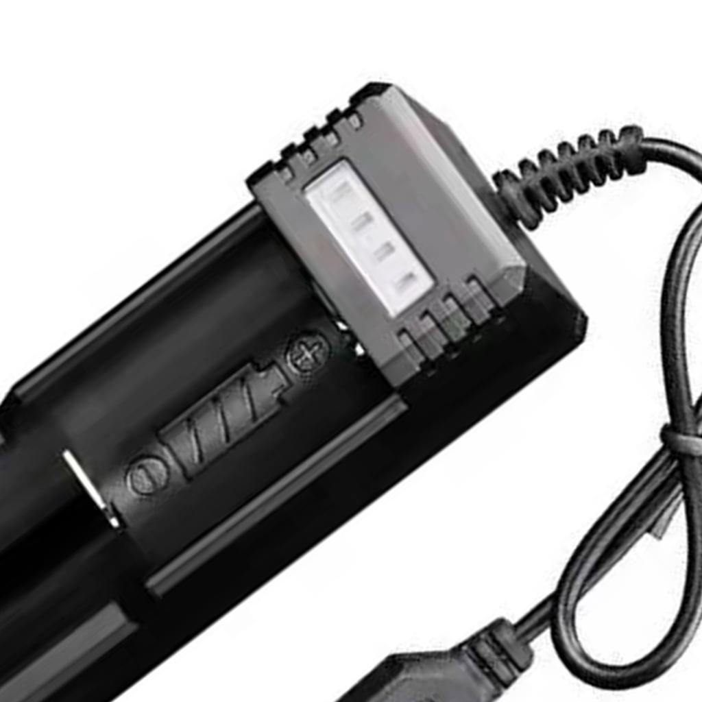 26650/18650 Battery Charging Adapter Compact Single Bay Design Efficient Charging Machine Light Battery Charging Tool