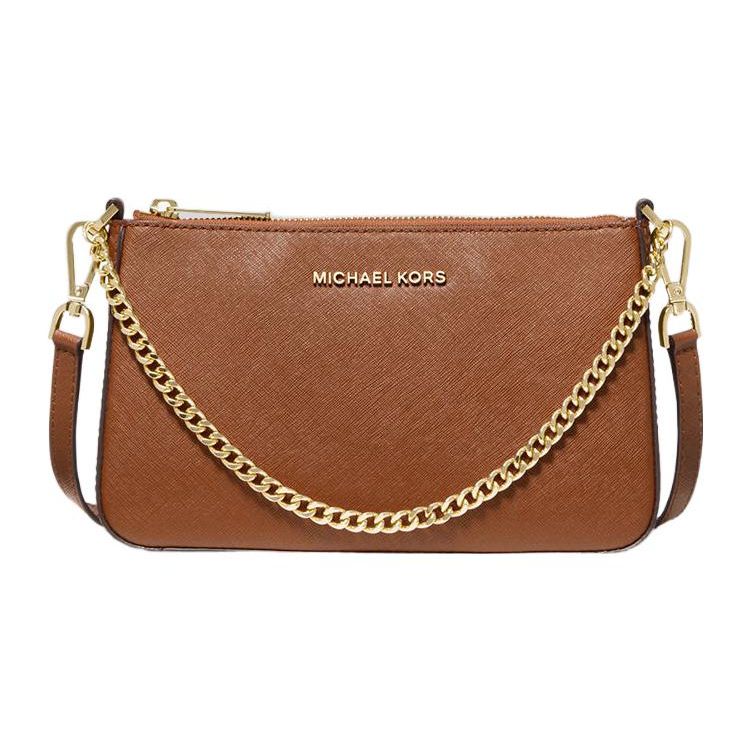 

Michael Kors MK Jet Set Chain Minimalist Leather Shoulder Bag Women Shoulder Bag Caramel 35S0GTVU6L-LUGGAGE Basic Set (Bag+Dust Bag)