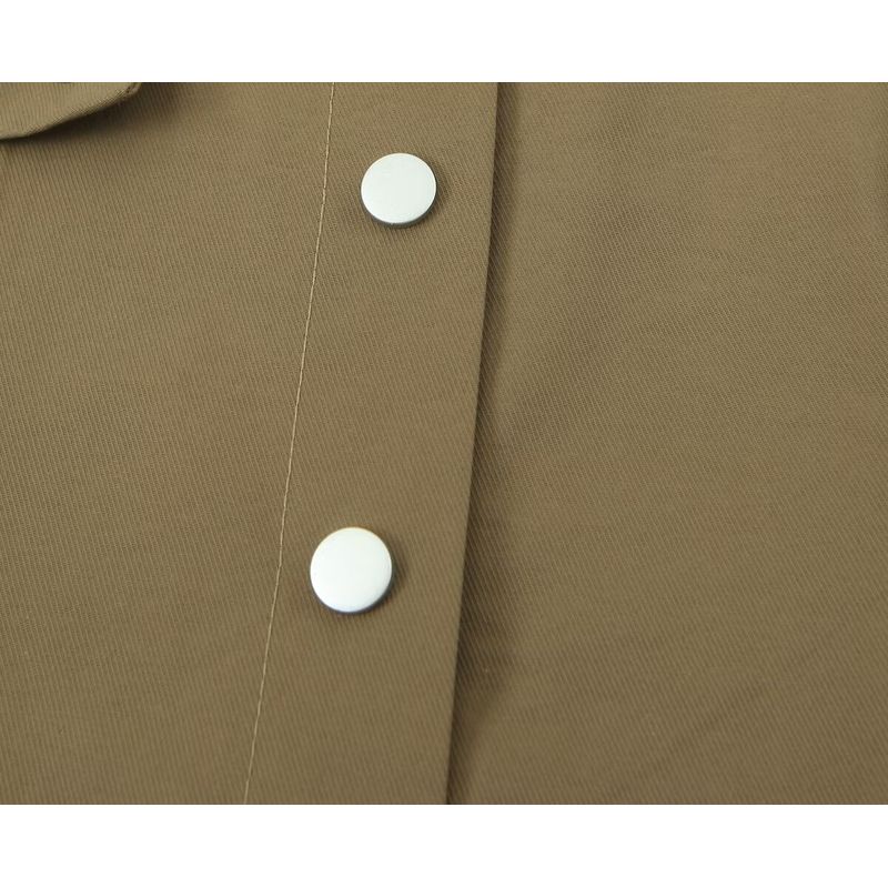 Kaslead New Arrival Women's Fashion Style Silm American Retro Parka Sexy Sleeveless Lapel Skirt