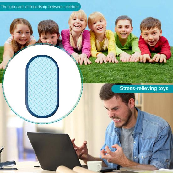3D Tištěný Fidget Slider Hračka Úleva od Stresu Kosočtverec Včelí Plástev Paralelní Dráha Údolí Texturovaný Slider Kapesní Velikost Děti Dospělí Senzorická Hračka Slider