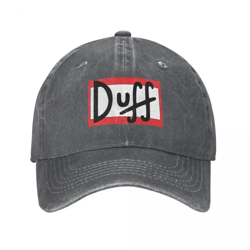 Duff Beer Logo Unisex Baseball Caps Distressed Denim Washed Hats Cap Vintage Outdoor Running Golf Gift Headwear
