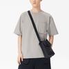 New Balance T Shirts Men's Gray Crew Neck Moderate Straight Fit AMT22364-SDE