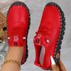 Women Sneakers 2026 New Designer Shoes Loafers Soft-soled Roman Breathable Outdoor Women Retro Big Size Single Shoes for Women
