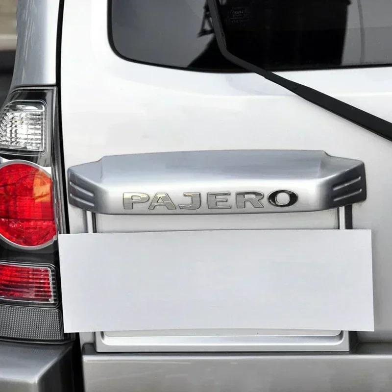 Cwykqr1 1 PIEZA Letra con logo de Metal Para Pajero Mitsubishi Emblema 3D Pegatinas para Maletero Trasero del Coche Insignia con Letras para Capó Delantero Accesorios de Estilo para Automóvil