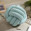 Useful Knotted Ball Pillow  Indeformable Eco-friendly Knotted Ball Plush Pillow  Hand-woven Knotted Ball Back Throw Pillow