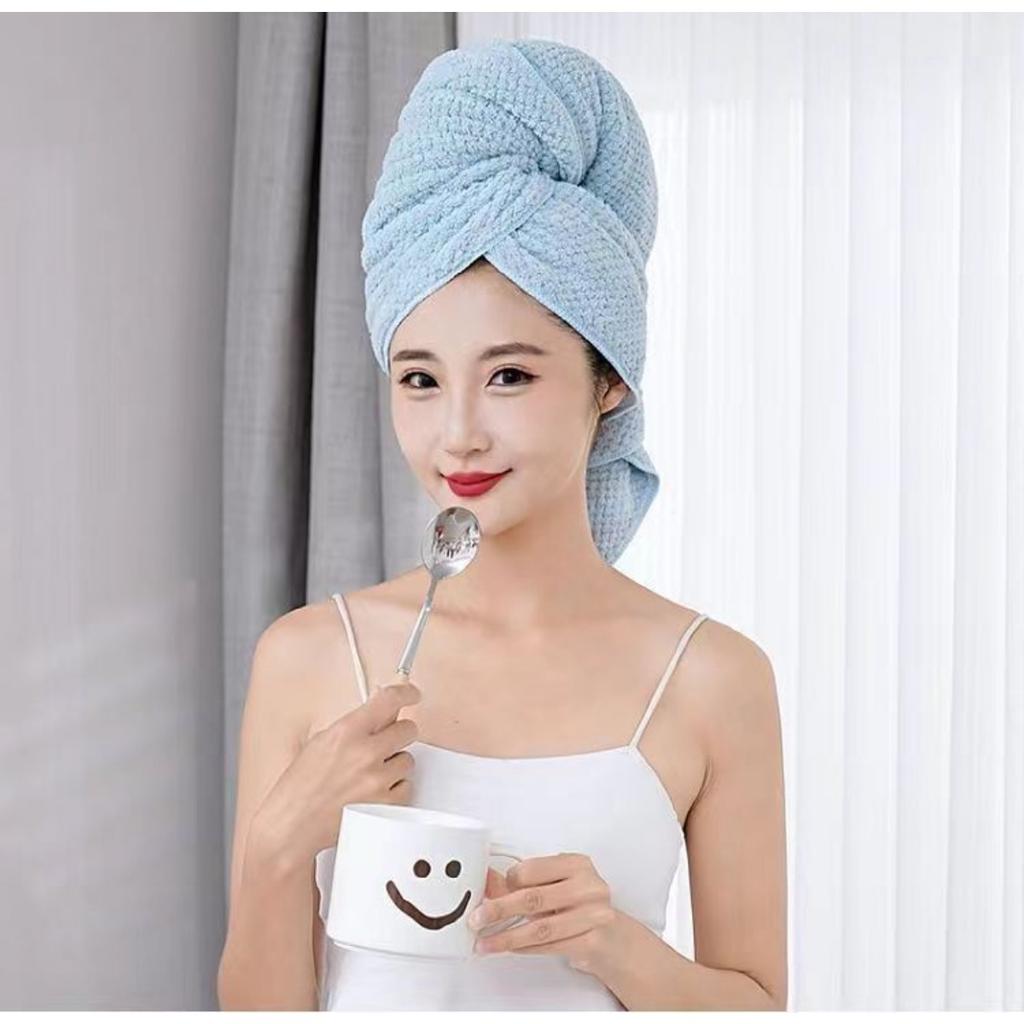 Dry Hair Cap, Super Absorbent, Quick Drying, Enlarged, Elongated, Headband Towel, Long Hair Shower Cap, Women's, Large Hair Towel
