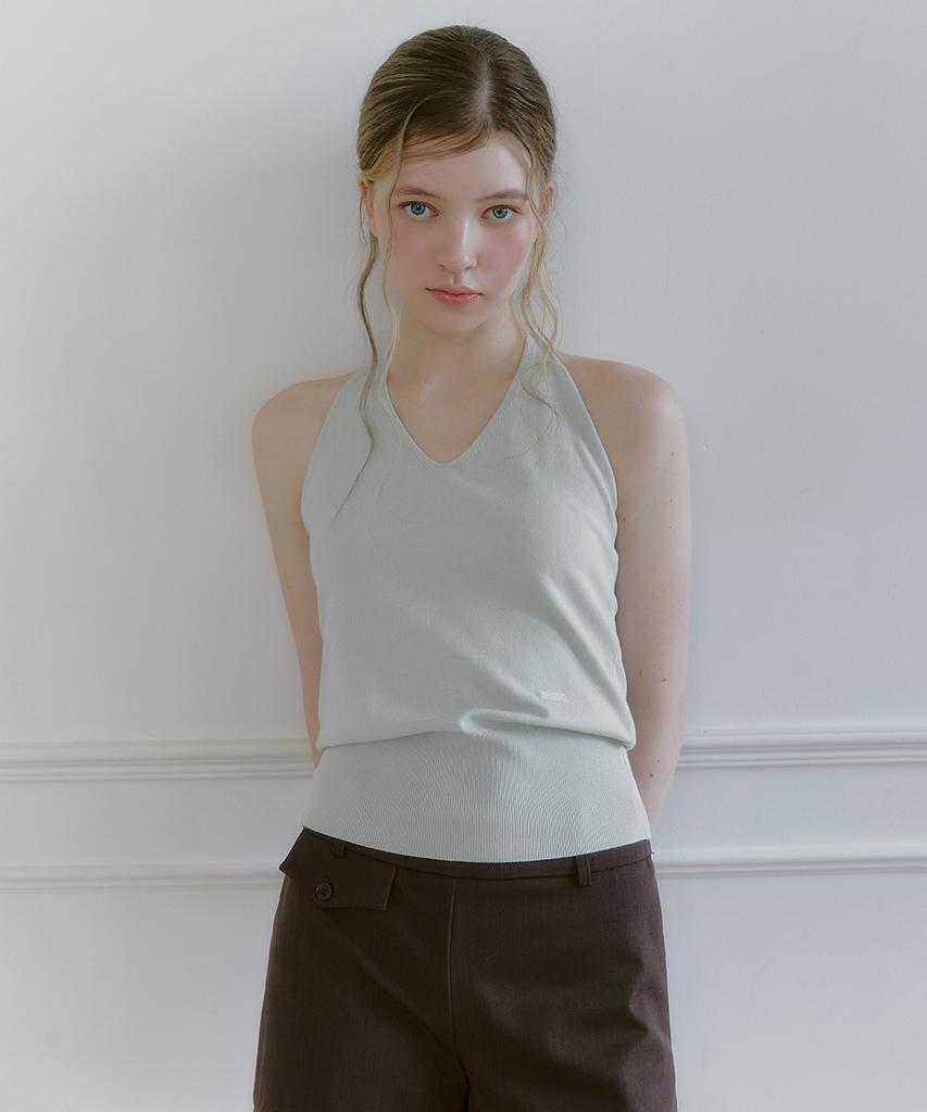 MICANE Inedi Halter Knit Sleeveless