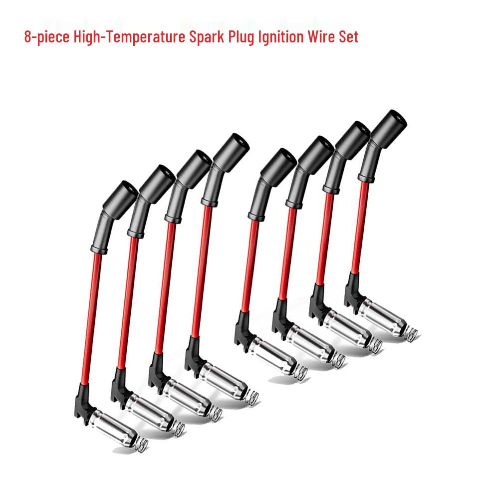 

M8-48322R 7831 High-Temp 8-Piece Spark Plug Ignition Wire Set for Chevrolet, GMC, Cadillac polarlander