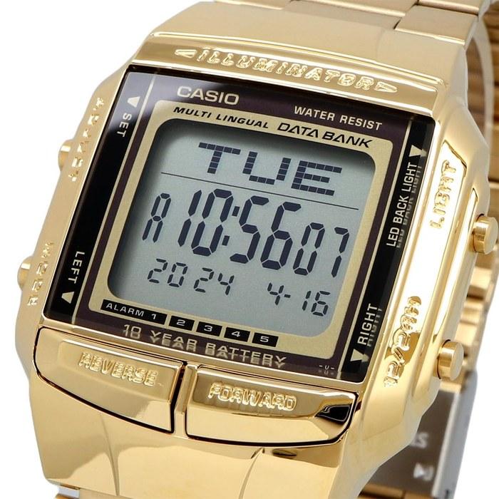 Casio Data Bank Telememo 30 DB-360G-9A Digital Watch - Gold