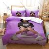 Latin Trap Style Duvet Cover + 2 Pillowcases, Nicki Nicole Printed Bedding Set Soft Material Bedroom Ornament & Holiday Birthday