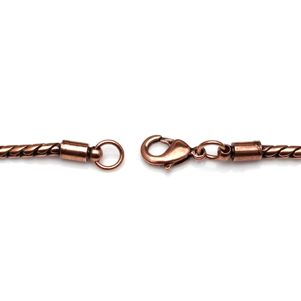 Copper Snake Chain Oxidized Copper Chain Necklace Pure Copper Chain Solid Jewelry Chain Handmade Copper Chain Jewelry Gift For Her Mom