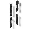 Chain Stay Protector Dirt-resistant Waterproof Wear-resistant 3D Embossment Silicone Rust Resistant Frame Chain Guards for Cycling