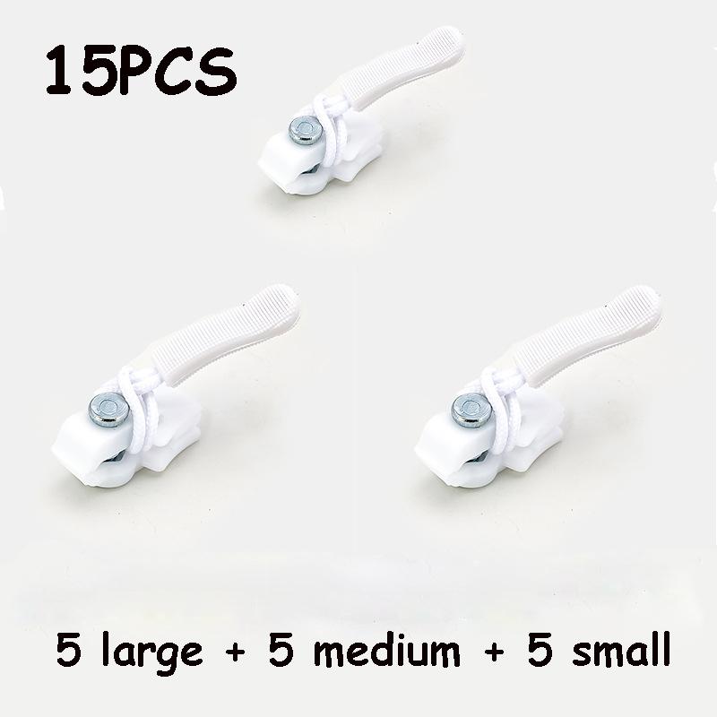 Universelles Reißverschluss-Reparaturset, schneller, sofort abnehmbarer Reißverschlusskopf, Ersatz-Reißverschlussschieber für Jacken, Taschen, Mäntel, freies Nähen