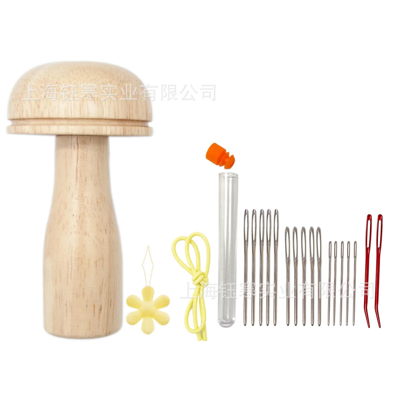

Mushroom hole patch DIY weaving tool Wood Darning Egg Sewing Tool Repair for Darning Socks Pants Sweaters DIY Sewing Crafts