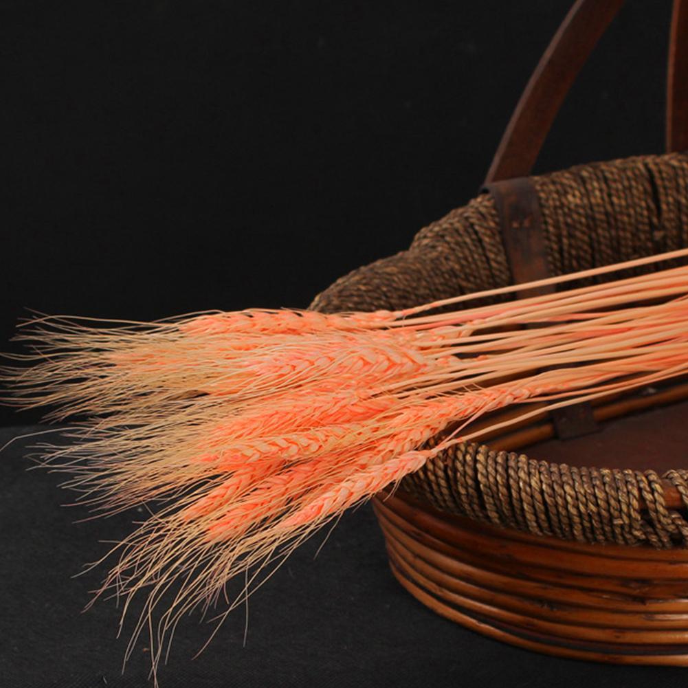 20/25 Stück/Set Natürliche Weizenähren Gersten Getrocknete Blumenstrauß für Hochzeitsfeier Dekoration DIY Basteln Weizenstrauß Raumdekoration