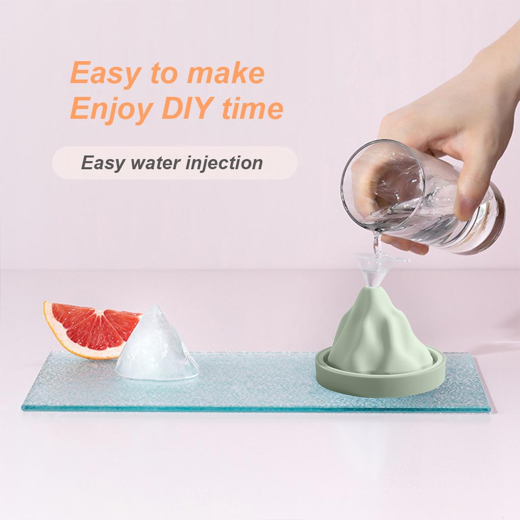 Ice Cube Mold Silicone DIY Beverage Ice Ball Maker Non-stick Reusable Craft Making Mould