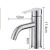 Stainless Steel Single Cold Basin Faucet Sink Faucet  Bathroom Faucet  Kitchen Faucet