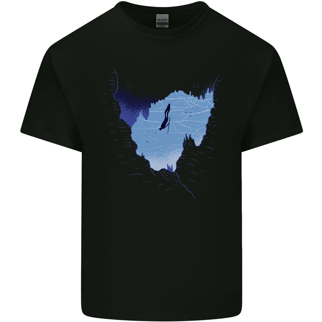 Freitaucher Taucher Tauchsport Unisex Leichtes Baumwoll-T-Shirt