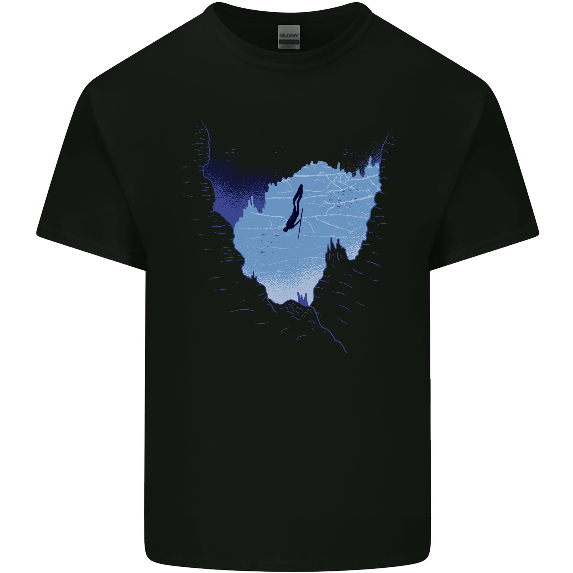 Freediving Diver Scuba Diving Unisexs Light Cotton TShirt S