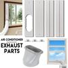 Portable Air Conditioner Window Vent Kit Adjustable Exhaust Hose Adapter Plate for Sliding Windows AC Accessories Home Decor
