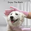 Pet Grooming Cleaning Gloves Dog Cat Bathing Shampoo Glove Scrubber Magic Dishwashing Cleanner Sponge Silicon Hair Removal Glove