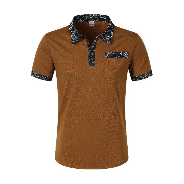 

Новая универсальная мужская рубашка-поло из чистого хлопка для спорта и фитнеса, деловая повседневная мужская однотонная футболка с короткими рукавами XXL