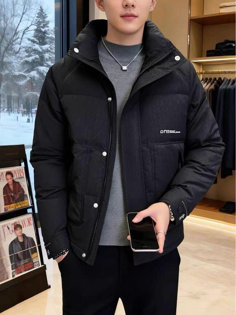 Men's High-End 2025 Wash-Free Stand Collar Down Jacket