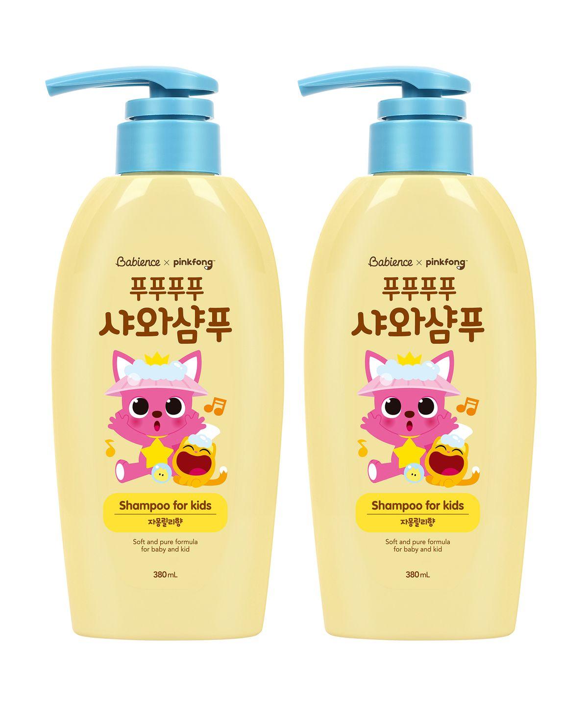 Pinkfong Shower Shampoo 380ml x 2
