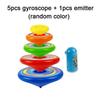 Interesting Flying Stacking Gyroscopes Gyro Folding Launcher Gyroscope Set  Kids Toy