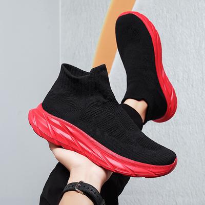 Kadın Makosen Loafer Günlük Slip-on Yürüyüş Ayakkabıları Yaz Erkek Slip-on'ları Hafif Çorap Ayakkabılar Anne için Büyük Beden 36-45