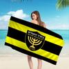 B-Beitar J-Jerusalem F-FC Beach Towel Cartoon Cute Summer Kids Large Bath Towel Microfiber Absorbent for Swimming Travel