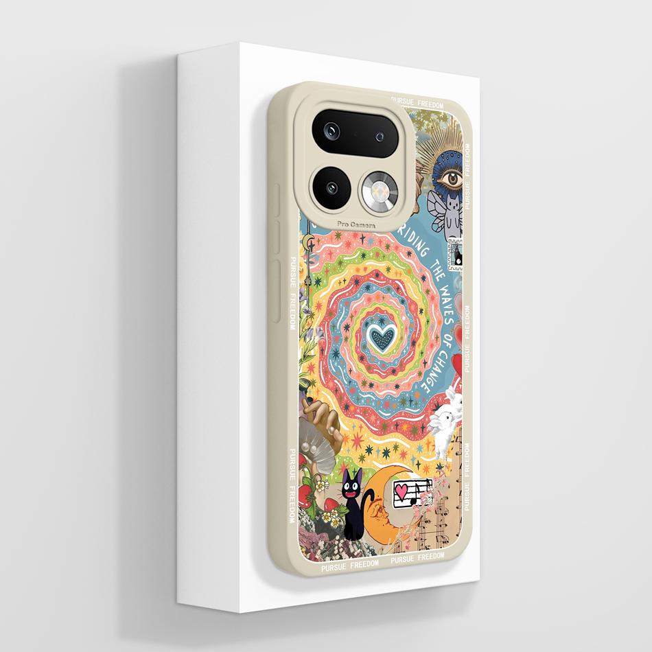 For Realme 16 Pro Plus 5G Case Cute Candy Painted Soft Liquid Silicone Back Cover For Realme 16 Pro+ Full Coverage Phone Housing
