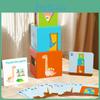 Educational Wooden Stacking Blocks Toy For Toddlers With Shape Recognition And Cognitive Development