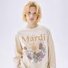 [mardimercredi] Long Sleeve T-Shirt Flowermardi Jardin Butter Peanut